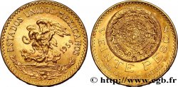 MEXIQUE 20 Pesos or Aigle du Mexique / la “Pierre du Soleil” (calendrier aztèque) 1959 Mexico