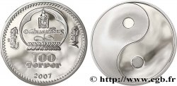 MONGOLIA 100 Tugrik BE Ying et Yang 2007  MS 