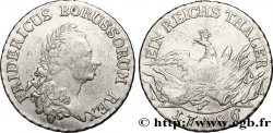 ALLEMAGNE - PRUSSE Thaler Frédéric II 1786 Berlin TTB 