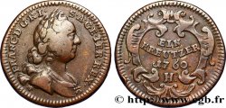 AUTRICHE 1 Kreuzer François Ier 1760 Gunzburg TB+ 