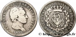 ITALIE - ROYAUME DE SARDAIGNE 2 Lire Charles-Félix 1827 Turin TB 