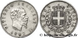 ITALIEN 2 Lire Victor Emmanuel II 1863 Naples