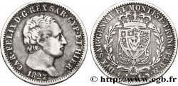 ITALIEN - KÖNIGREICH SARDINIEN 1 Lira Charles Félix 1827 Turin