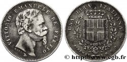 ITALIEN 1 Lira Victor Emmanuel II Roi élu 1860 Florence