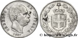 ITALIE 1 Lire Humbert Ier 1887 Milan - M