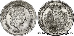 ITALIA - REINO DE LAS DOS SICILIAS 1 Carlino de 10 Grana Ferdinand Ier 1818 Naples