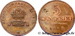 ITALIE - LOMBARDIE-VENITIE 5 Centesimi 1843 Milan - M SUP 
