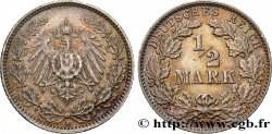 ALEMANIA 1/2 Mark Empire aigle impérial 1906 Munich