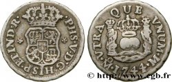 MEXIQUE 1/2 Real au nom de Philippe V 1749 Mexico TB+ 