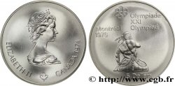 CANADá
 5 Dollars JO Montréal 1976 indien sur canoë / Elisabeth II 1974  FDC 