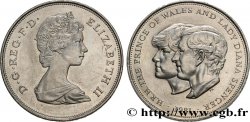 UNITED KINGDOM 25 New Pence (1 Crown) mariage du Prince de Galles et de Lady Diana Spencer 1981 