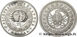 BIÉLORUSSIE 1 Rouble BE (proof) signes du zodiaque : scorpion 2009 Varsovie