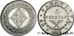 ESPAGNE - BARCELONE 5 Pesetas 1812 Barcelone SUP 