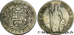 PÉROU 8 Reales  1836 Lima TB+ 