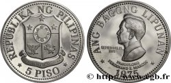 FILIPINAS 5 Piso Proof emblème / Ferdinand Marcos 1975 