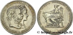 AUTRICHE 2 florins, 25e anniversaire de mariage 1879 Vienne TTB+ 