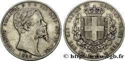 ITALIE - ROYAUME DE SARDAIGNE 5 Lire Victor Emmanuel II 1852 Gênes