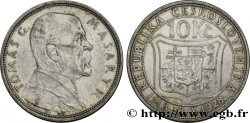 TCHÉCOSLOVAQUIE 10 Korun Thomas Masaryk 1928 