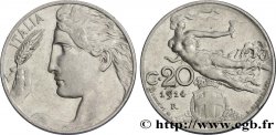 ITALIA 20 Centesimi  Italie / allégorie de la Liberté 1914 Rome