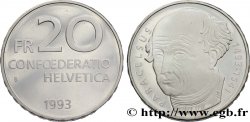 SUIZA 20 Francs 500e anniversaire de la naissance du médecin Paracelse  1993 Berne