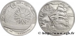 BIELORUSIA 1 Rouble BE (proof) le trois-mât Dar Pomorza : carte maritime / vue du voilier 2009 Varsovie
