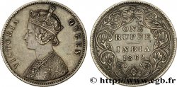 INDES BRITANNIQUES 1 Roupie Victoria 1862 