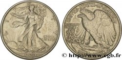 ÉTATS-UNIS D&nbsp;AMÉRIQUE 1/2 Dollar Walking Liberty 1934 Philadelphie