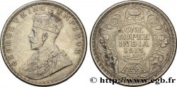 INDES BRITANNIQUES 1 Roupie Georges V 1913 Bombay (Mumbai)