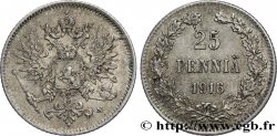 FINLANDE 25 Pennia Grand-Duché de Finlande 1916 Helsinki SUP 