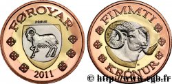 ÎLES FEROE Épreuve 50 Kronur bélier 2011  FDC 