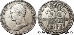 ESPAGNE - ROYAUME D&nbsp;ESPAGNE - JOSEPH NAPOLÉON 20 Reales ou 5 Pesetas 1809 Madrid TTB 