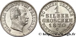 GERMANIA - PRUSSIA 1 Silbergroschen Guillaume Ier 1870 Francfort - C