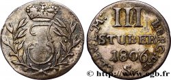 ALLEMAGNE - BERG 3 Stuber monogramme de Joachim Murat Duc de Berg 1806 Düsseldorf TB+ 