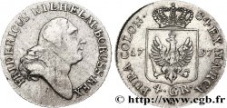 GERMANIA - PRUSSIA 1/6 Thaler (4 Groschen)  Frédéric-Guillaume II 1797 Berlin