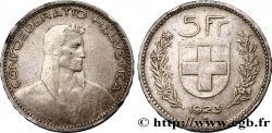 SUISSE 5 Francs berger 1923 Berne