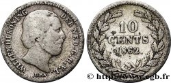 PAESI BASSI 10 Cents Guillaume III 1862 Utrecht
