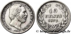 PAYS-BAS 10 Cents Guillaume III 1874 Utrecht