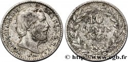 NETHERLANDS 10 Cents Guillaume III 1869 Utrecht