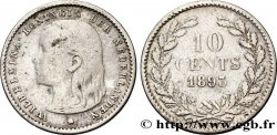 PAESI BASSI 10 Cents Wilhelmine 1893 Utrecht