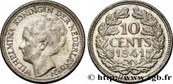 PAESI BASSI 10 Cents Wilhelmine 1941 Utrecht