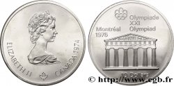 CANADá
 10 Dollars JO Montréal 1976 temple de Zeus 1974 
