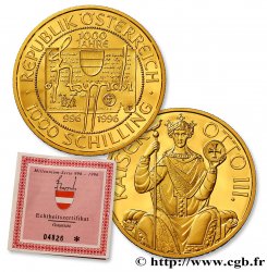 AUTRICHE 1000 Schilling Othon III 1996 