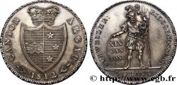 SWITZERLAND - CANTON OF AARGAU 4 Franken 1812 