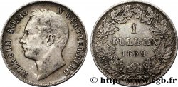 GERMANY - WÜRTTEMBERG 1 Gulden Guillaume 1839 Stuttgart