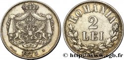 ROUMANIE 2 Lei 1875 Bruxelles