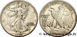 ÉTATS-UNIS D&nbsp;AMÉRIQUE 1/2 Dollar Walking Liberty 1943 Denver TTB 