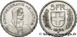 SWITZERLAND 5 Francs Berger des alpes 1932 Berne XF 