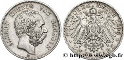 GERMANY - SAXONY 2 Mark Albert 1896 Muldenhütten