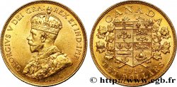 KANADA 10 Dollars or Georges V 1913 Ottawa