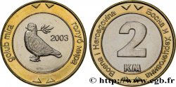 BOSNIA-HERZEGOVINA 2 Konvertible Marka Colombe de la Paix 2003 